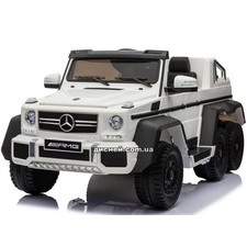 Двухместный детский электромобиль M 3962 ABLR-1, Mercedes, белый